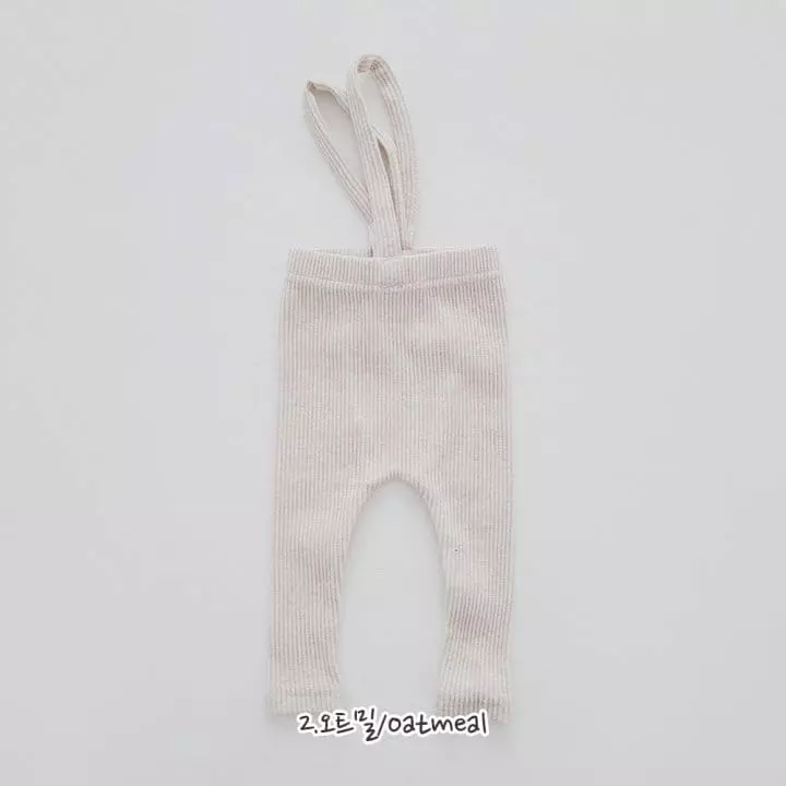 Daily Daily - Korean Children Fashion - #designkidswear - Bebe Dandan Rib Leggings - 4