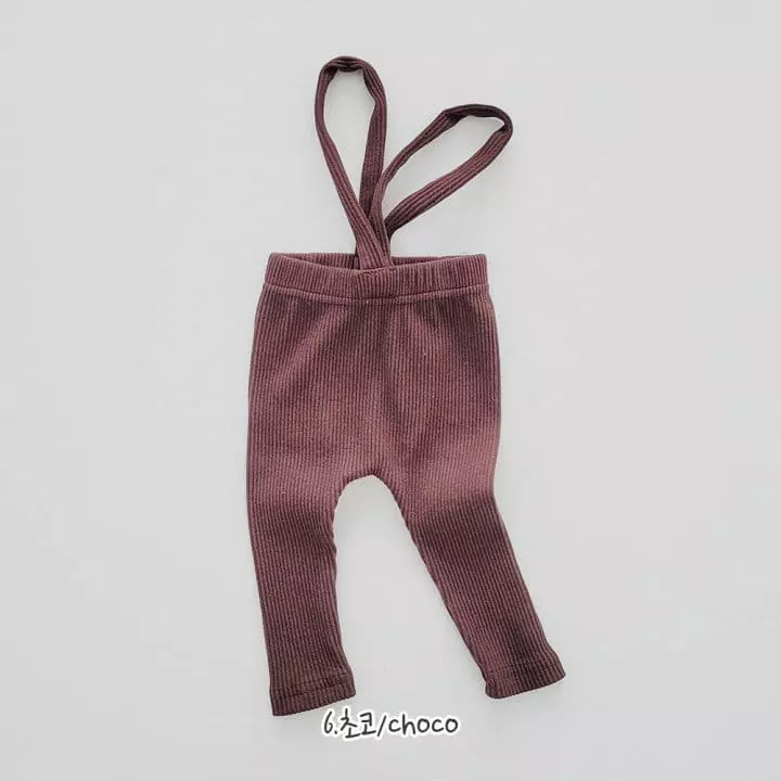 Daily Daily - Korean Children Fashion - #kidzfashiontrend - Bebe Dandan Rib Leggings - 8