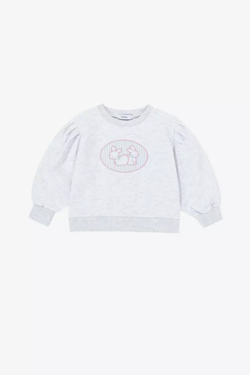 Dalkomhai - Korean Children Fashion - #designkidswear - Rabbit Friends Sweatshirt