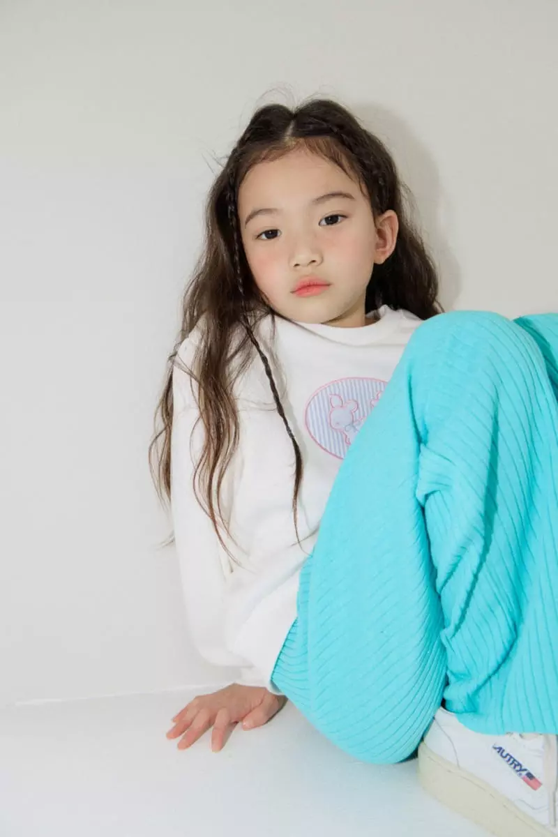 Dalkomhai - Korean Children Fashion - #magicofchildhood - Rabbit Friends Sweatshirt - 9