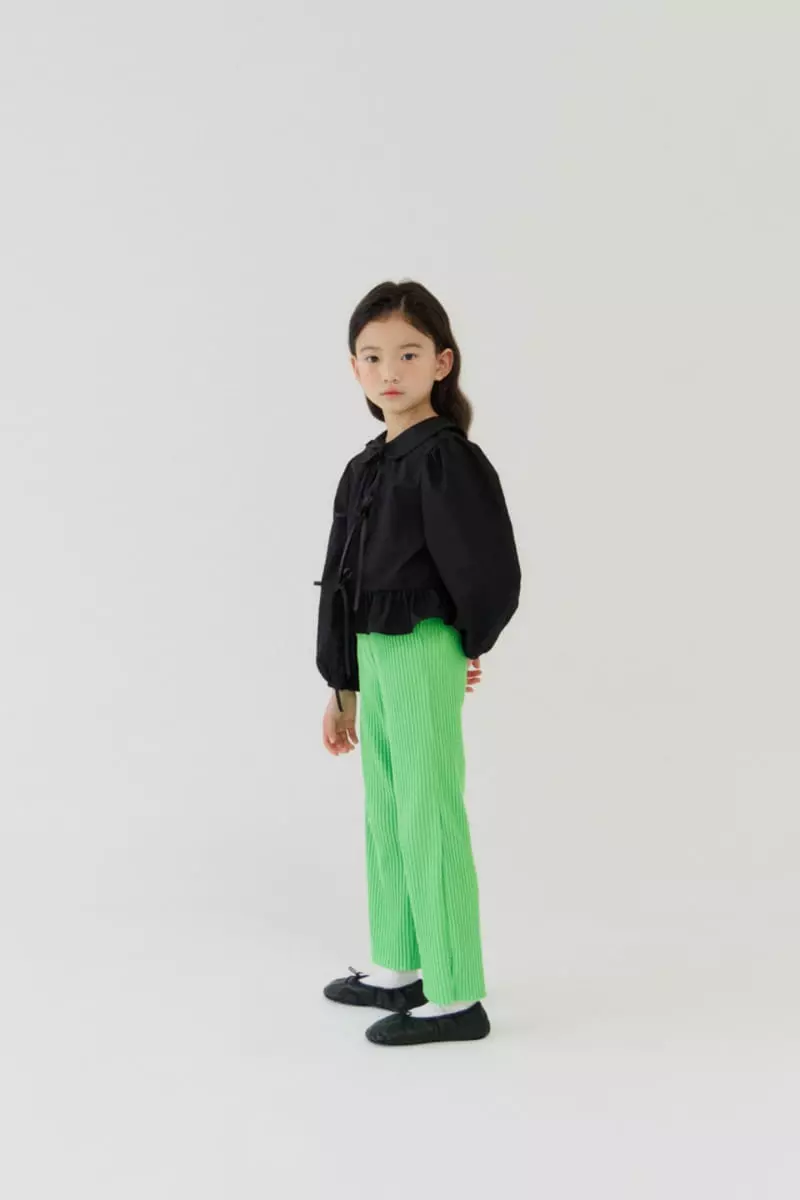 Dalkomhai - Korean Children Fashion - #todddlerfashion - Ribbon Blouse - 5