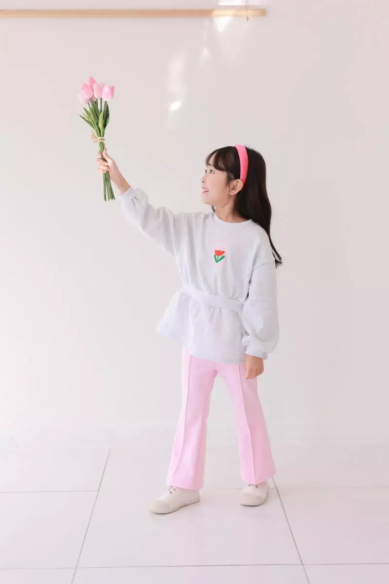 Dalla - Korean Children Fashion - #discoveringself - Hurry Piping Top Bottom Set