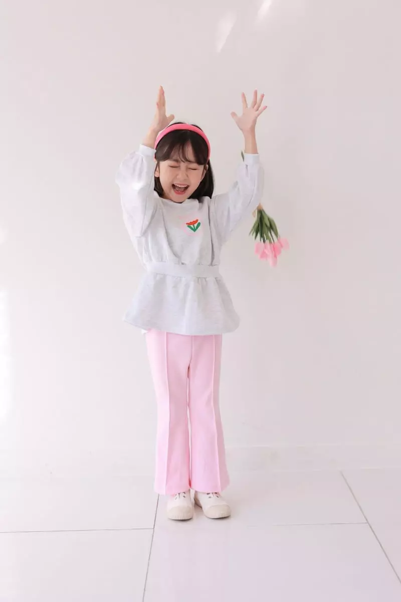 Dalla - Korean Children Fashion - #kidsshorts - Hurry Piping Top Bottom Set - 3