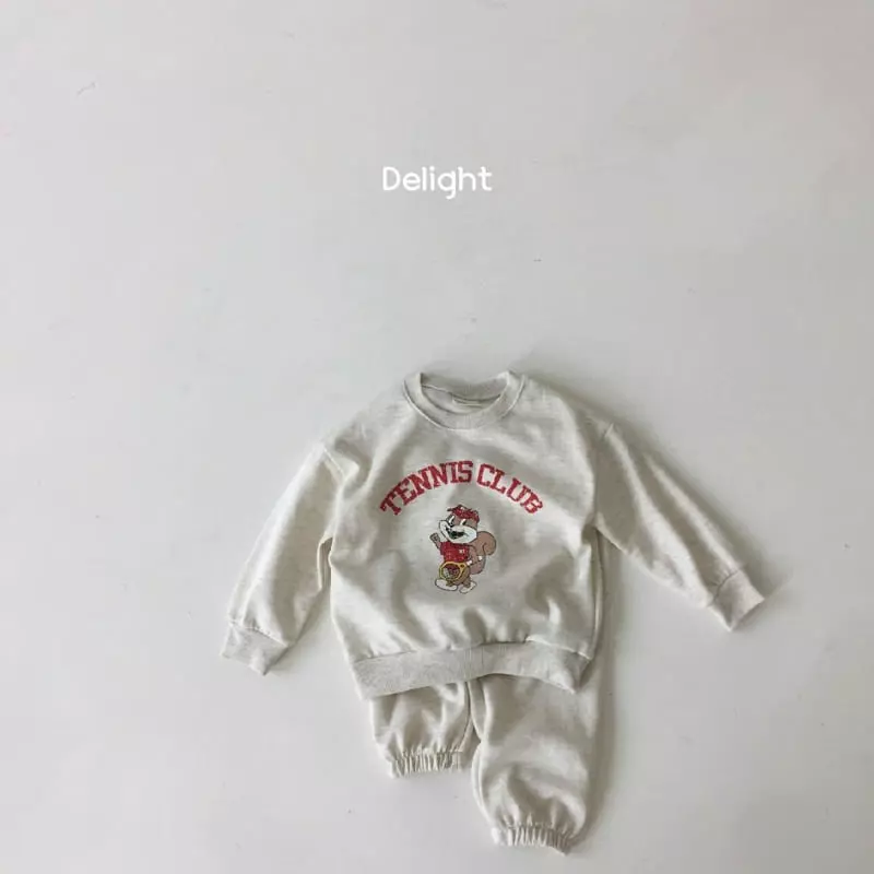 Delight - Korean Children Fashion - #Kfashion4kids - Tennis Squirrel Top Bottom Set - 9