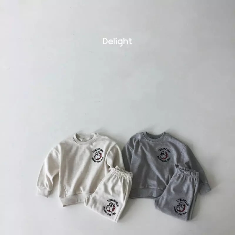 Delight - Korean Children Fashion - #childofig - Bull Dog Top Bottom Set