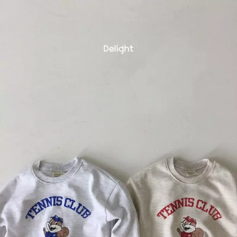 Delight - Korean Children Fashion - #childrensboutique - Tennis Squirrel Top Bottom Set - 2