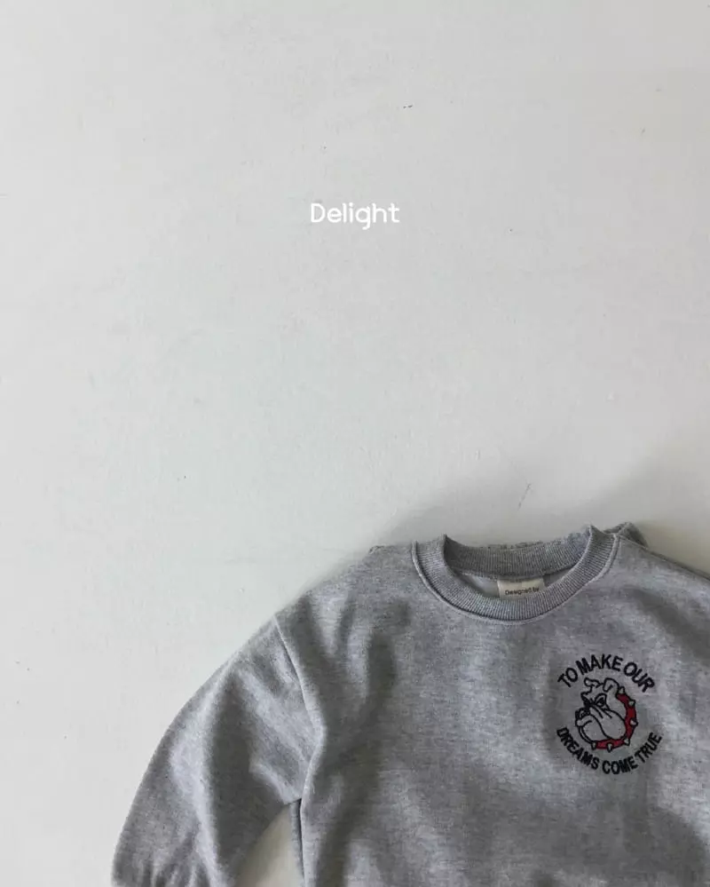 Delight - Korean Children Fashion - #littlefashionista - Bull Dog Top Bottom Set - 11