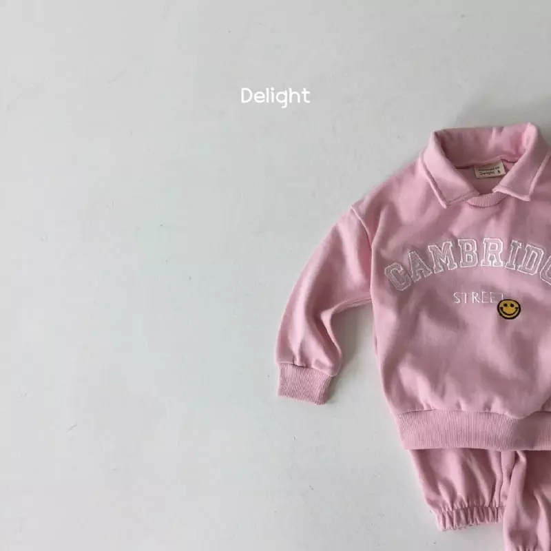 Delight - Korean Children Fashion - #magicofchildhood - Cambridge Collar Top Bottom Set - 11