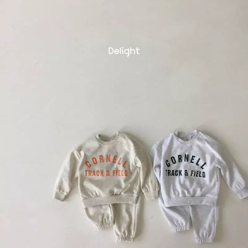 Delight - Korean Children Fashion - #minifashionista - Classic Connel Top Bottom Set - 3