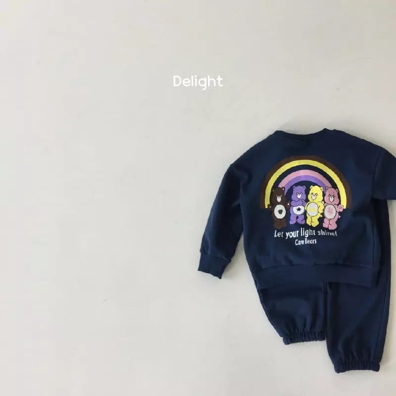 Delight - Korean Children Fashion - #prettylittlegirls - Rainbow Bear Top Bottom Set - 10