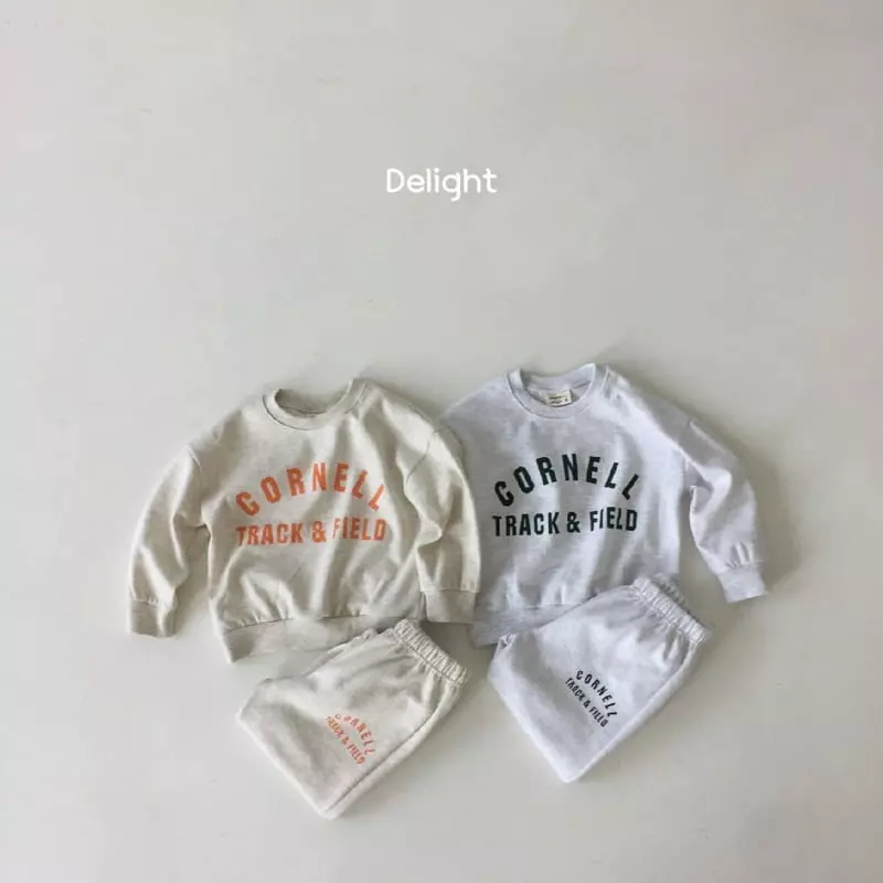 Delight - Korean Children Fashion - #minifashionista - Classic Connel Top Bottom Set - 4
