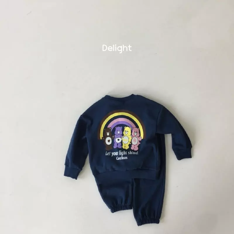 Delight - Korean Children Fashion - #todddlerfashion - Rainbow Bear Top Bottom Set - 11