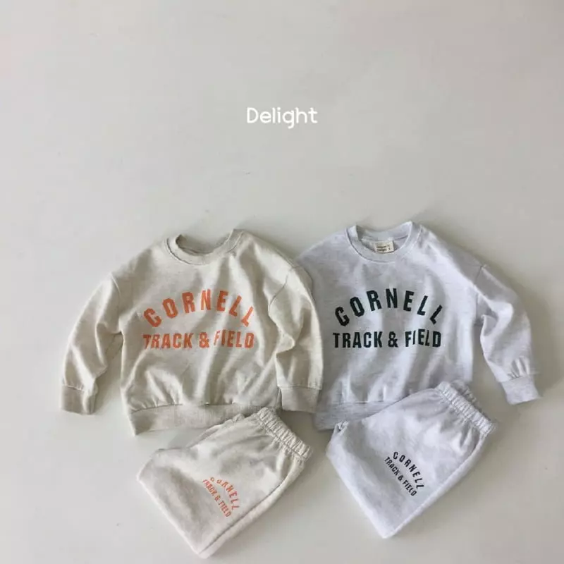Delight - Korean Children Fashion - #todddlerfashion - Classic Connel Top Bottom Set - 5
