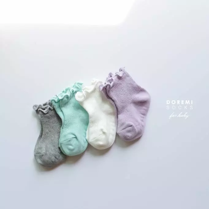 Doremi Socks - Korean Children Fashion - #fashionkids - Heart Mesh Socks - 2