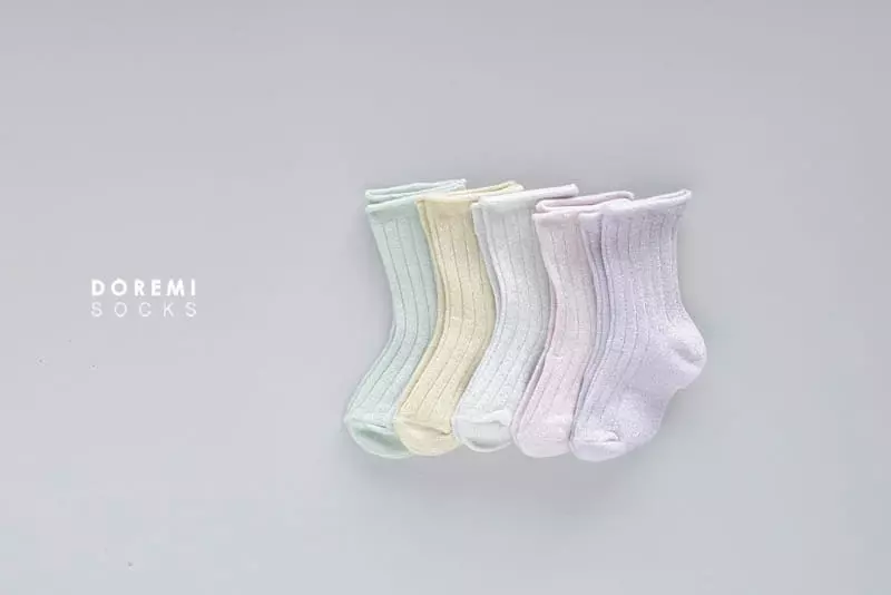 Doremi Socks - Korean Children Fashion - #kidsshorts - Pastel Rolling Socks - 2