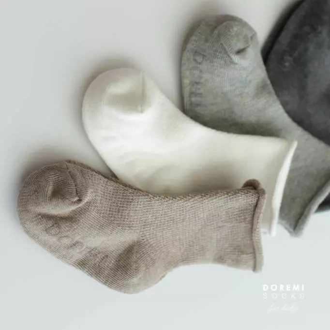 Doremi Socks - Korean Children Fashion - #kidzfashiontrend - Mesh Basic Socks - 6