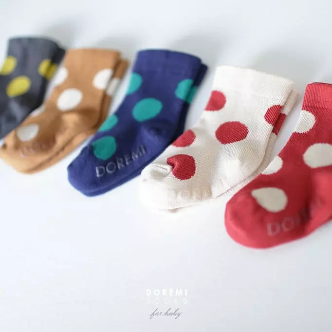 Doremi Socks - Korean Children Fashion - #Kfashion4kids - French Dot Socks - 4