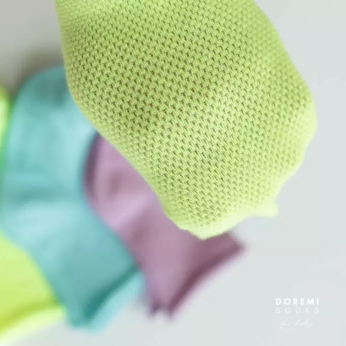 Doremi Socks - Korean Children Fashion - #magicofchildhood - Mesh Neon Socks - 10