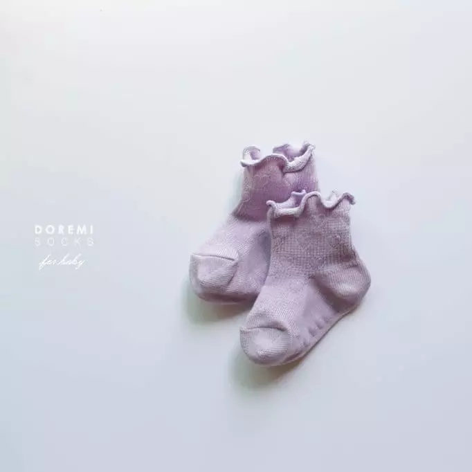 Doremi Socks - Korean Children Fashion - #minifashionista - Heart Mesh Socks - 9
