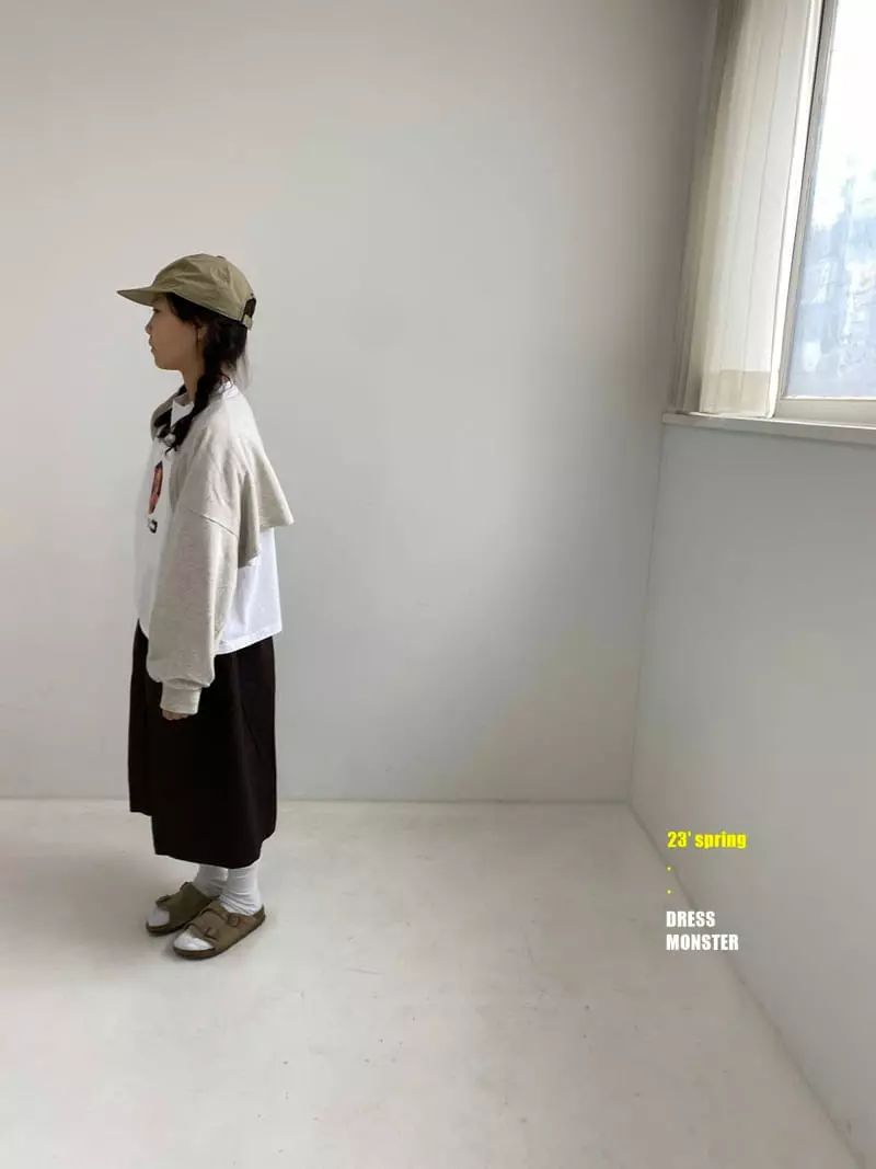Dress Monster - Korean Junior Fashion - #minifashionista - 3 way Sweatshirt - 4