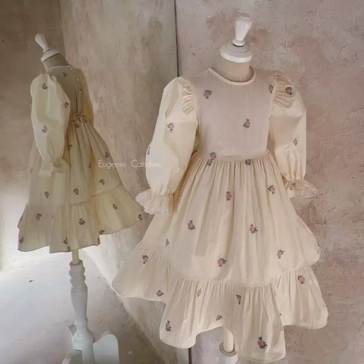 Eugenie Candies - Korean Children Fashion - #Kfashion4kids - Le Wellin Rose One-piece - 3