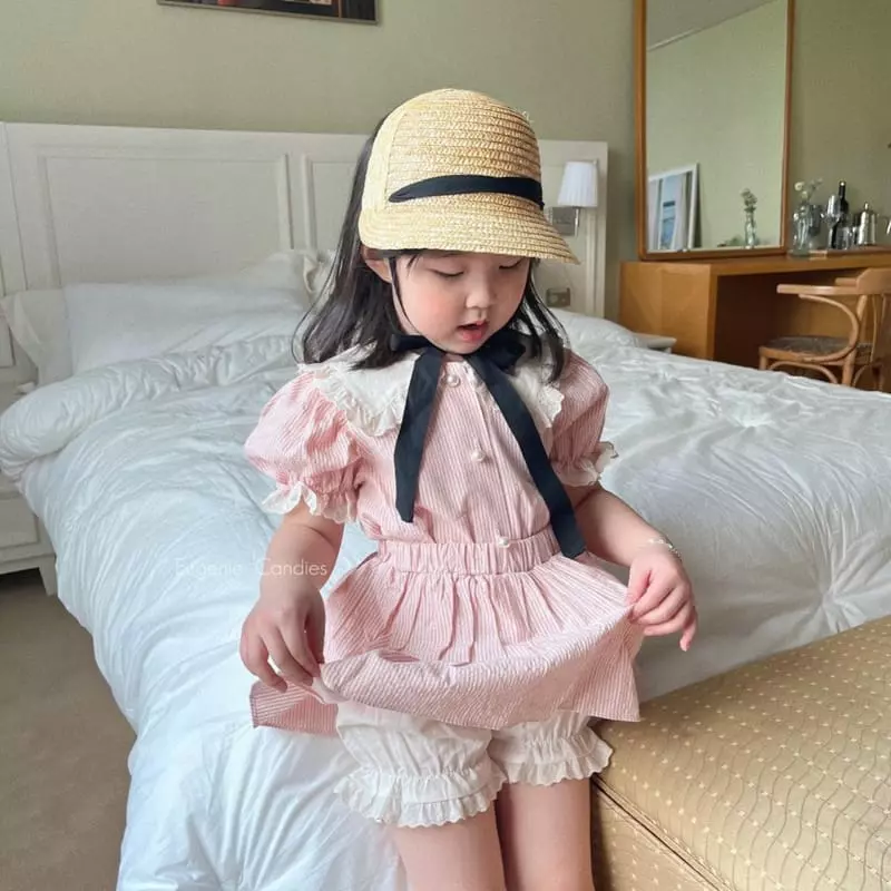 Eugenie Candies - Korean Children Fashion - #Kfashion4kids - Jue Jue Top Bottom Set - 3