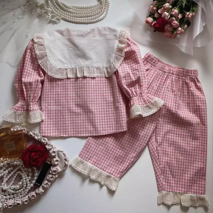 Eugenie Candies - Korean Children Fashion - #designkidswear - Artty Top Bottom Set - 8