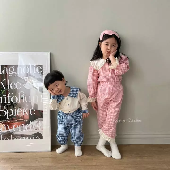 Eugenie Candies - Korean Children Fashion - #fashionkids - Artty Top Bottom Set - 10