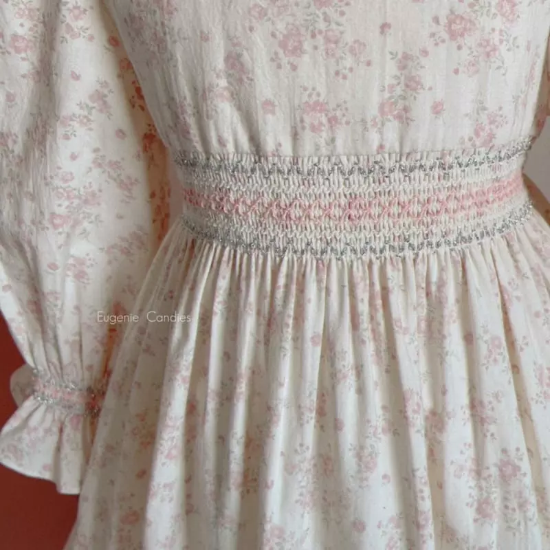 Eugenie Candies - Korean Children Fashion - #magicofchildhood - Majiella Smocked One-piece - 5