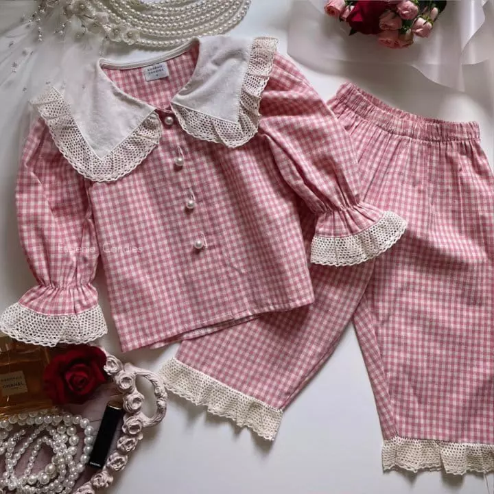 Eugenie Candies - Korean Children Fashion - #prettylittlegirls - Artty Top Bottom Set - 2