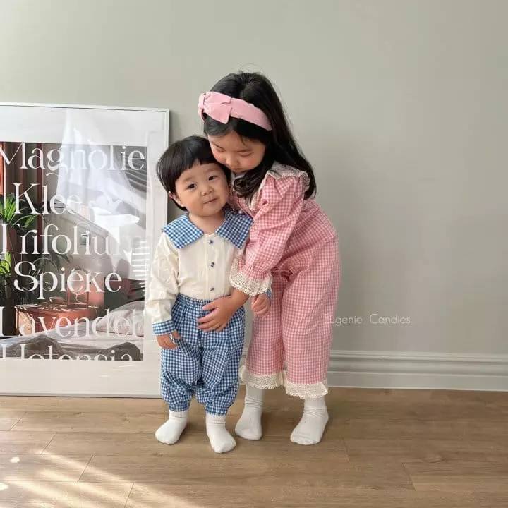 Eugenie Candies - Korean Children Fashion - #todddlerfashion - Artty Top Bottom Set - 4