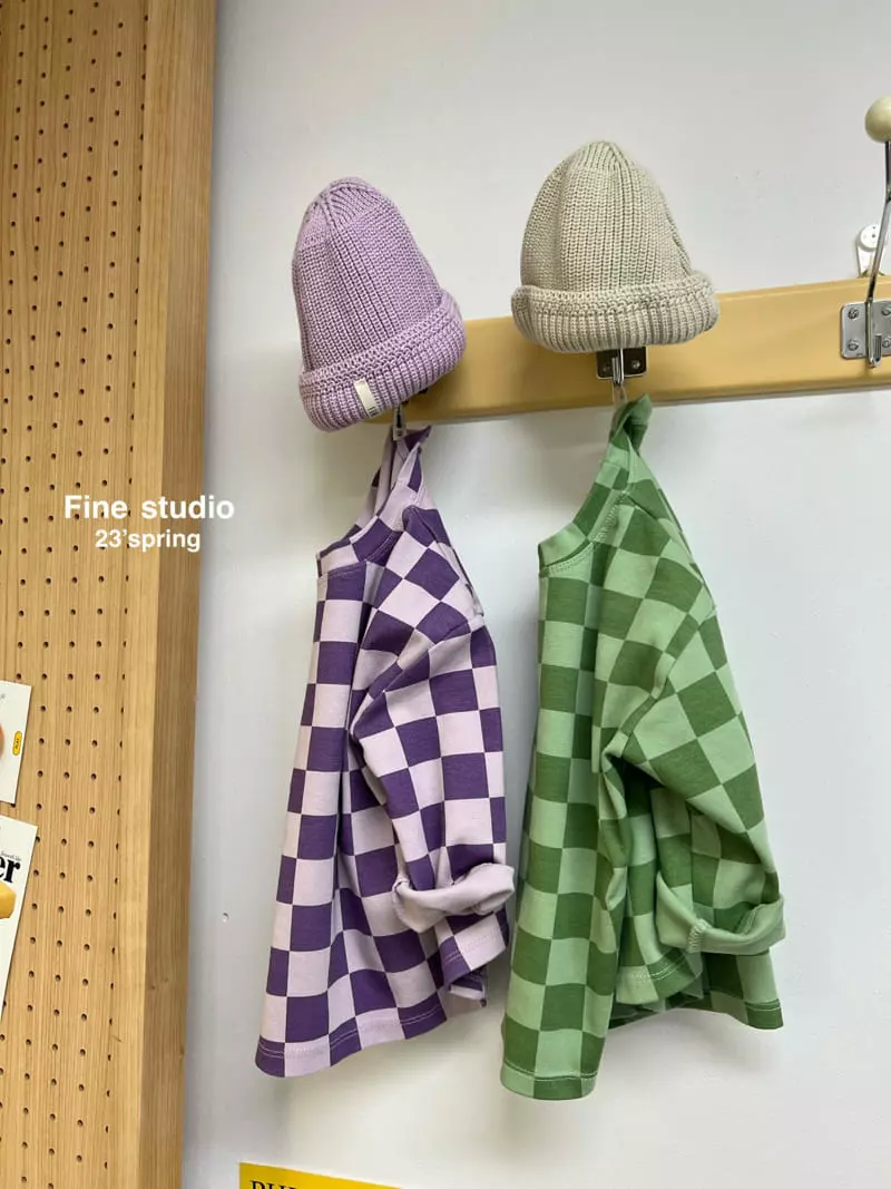 Fine Studio - Korean Children Fashion - #childofig - Chess Fulay Tee