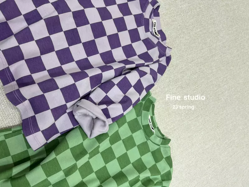 Fine Studio - Korean Children Fashion - #childrensboutique - Chess Fulay Tee - 3