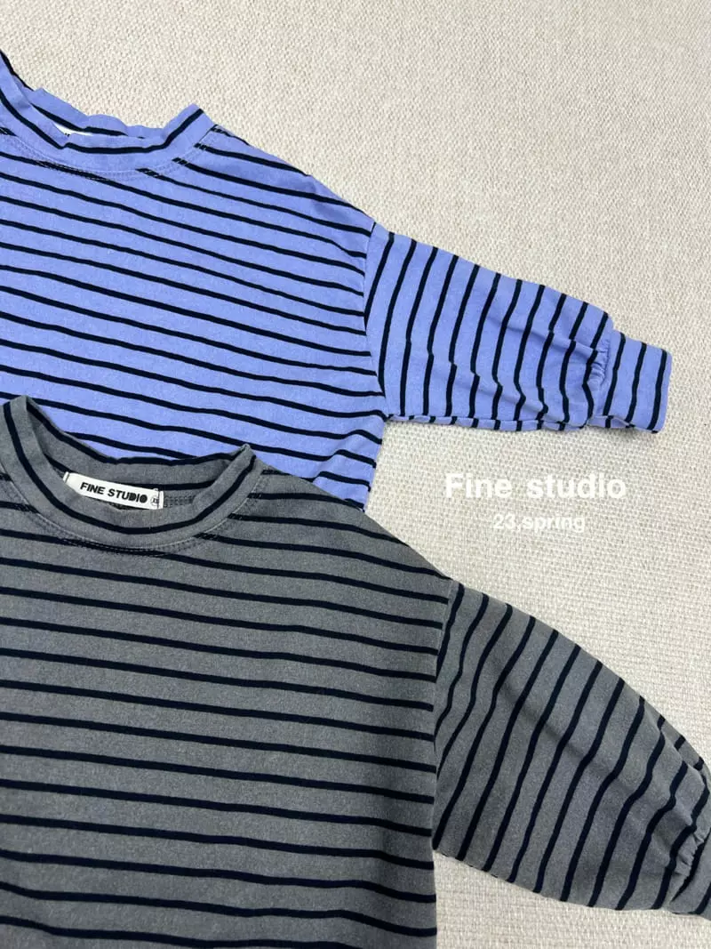 Fine Studio - Korean Children Fashion - #fashionkids - Pigment Tee - 3
