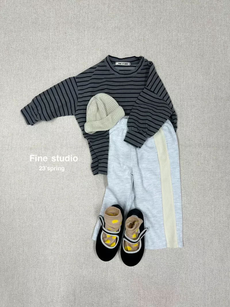 Fine Studio - Korean Children Fashion - #fashionkids - Pigment Tee - 4