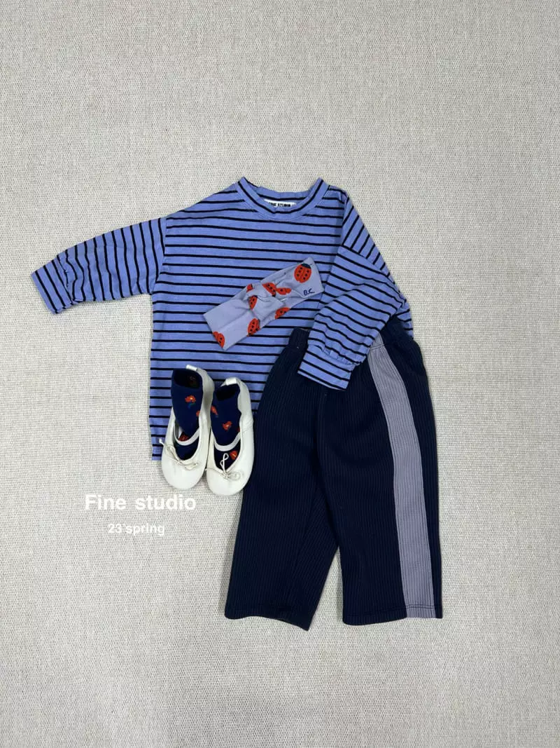 Fine Studio - Korean Children Fashion - #kidsstore - Pigment Tee - 5