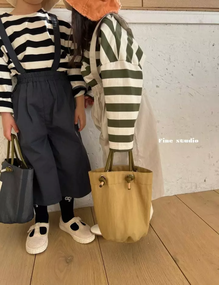 Fine Studio - Korean Children Fashion - #kidzfashiontrend - Like Dungarees Pants - 2