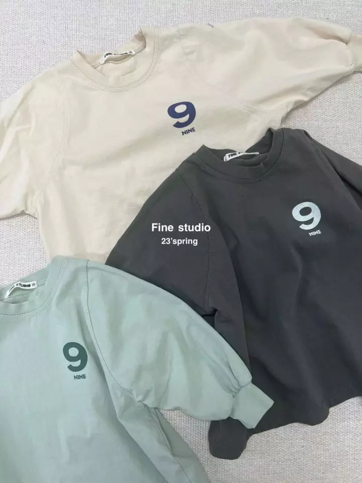 Fine Studio - Korean Children Fashion - #magicofchildhood - Nine Loose Tee - 4