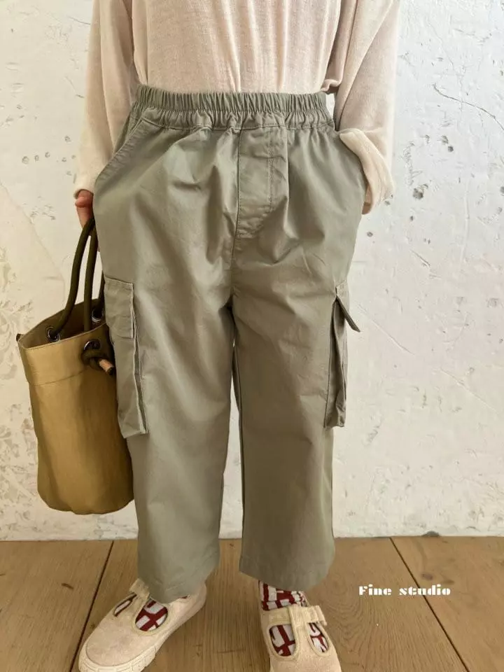 Fine Studio - Korean Children Fashion - #minifashionista - Cargo Pants - 9