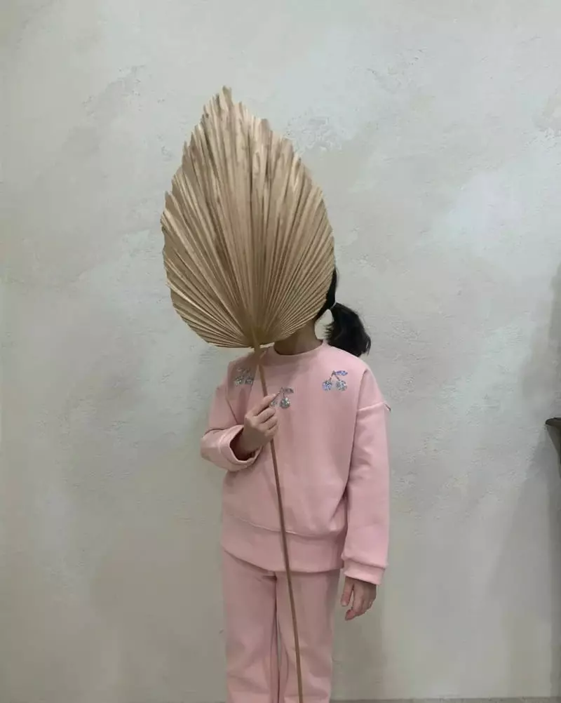 Franc Franc - Korean Children Fashion - #minifashionista - Spanckle cherry Top Bottom Set - 10