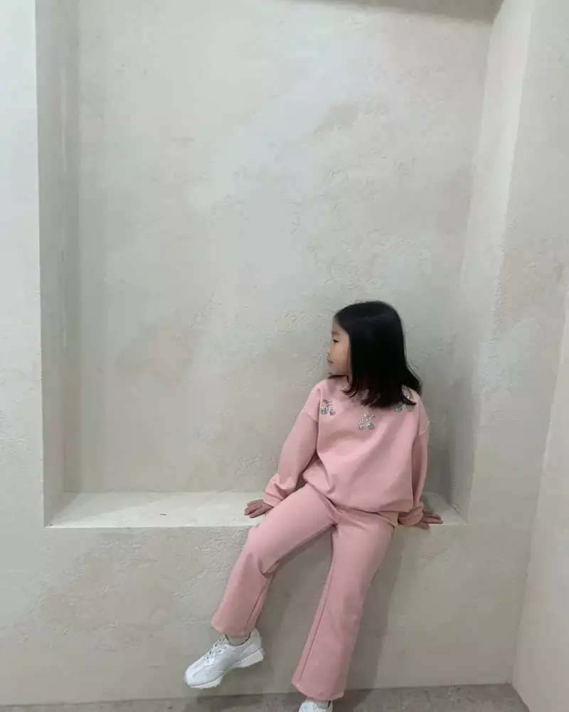 Franc Franc - Korean Children Fashion - #prettylittlegirls - Spanckle cherry Top Bottom Set - 11
