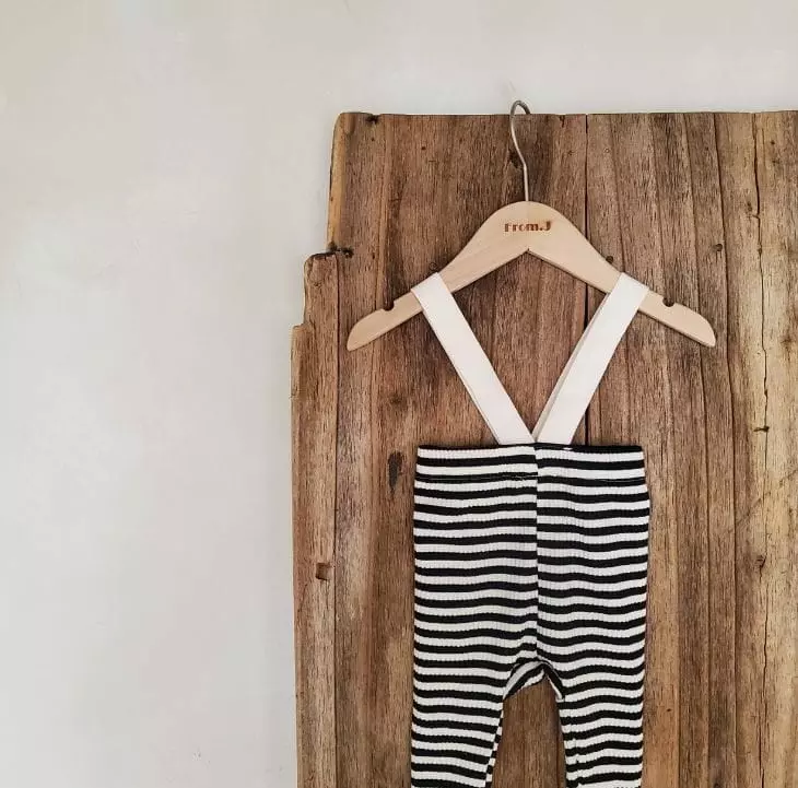 From J - Korean Baby Fashion - #babyboutique - Stripes Leggings - 2