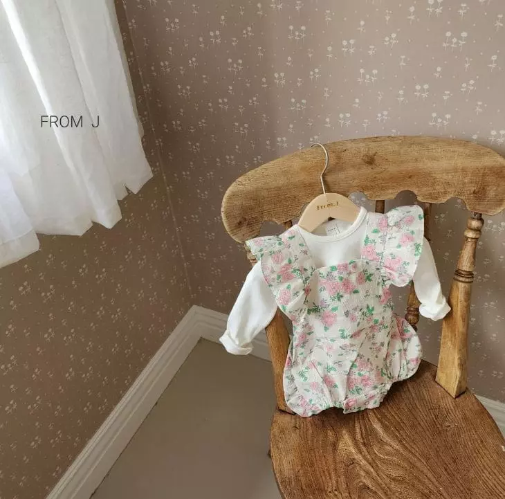 From J - Korean Baby Fashion - #babyboutiqueclothing - Nana Flower Bodysuit - 11