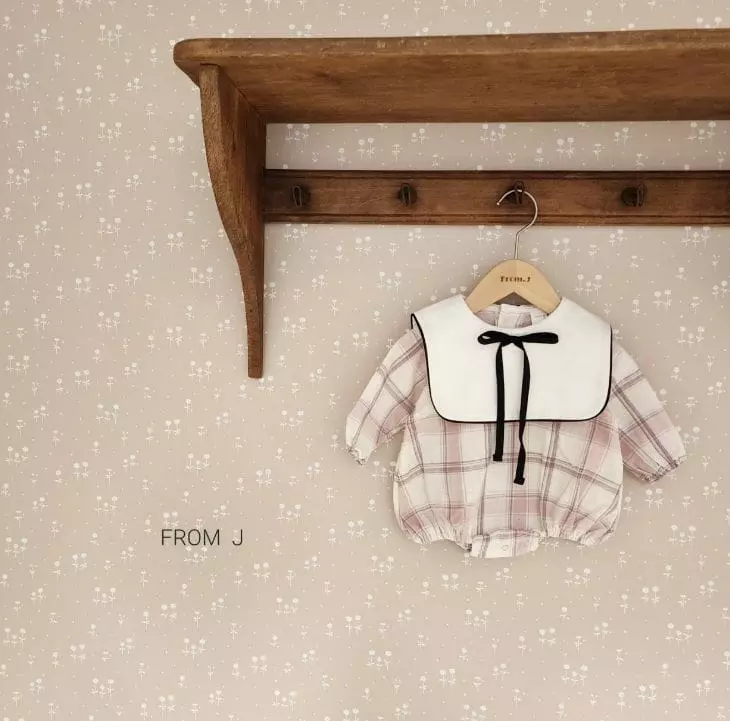 From J - Korean Baby Fashion - #babyboutiqueclothing - Check Sailor Bodysuit - 9