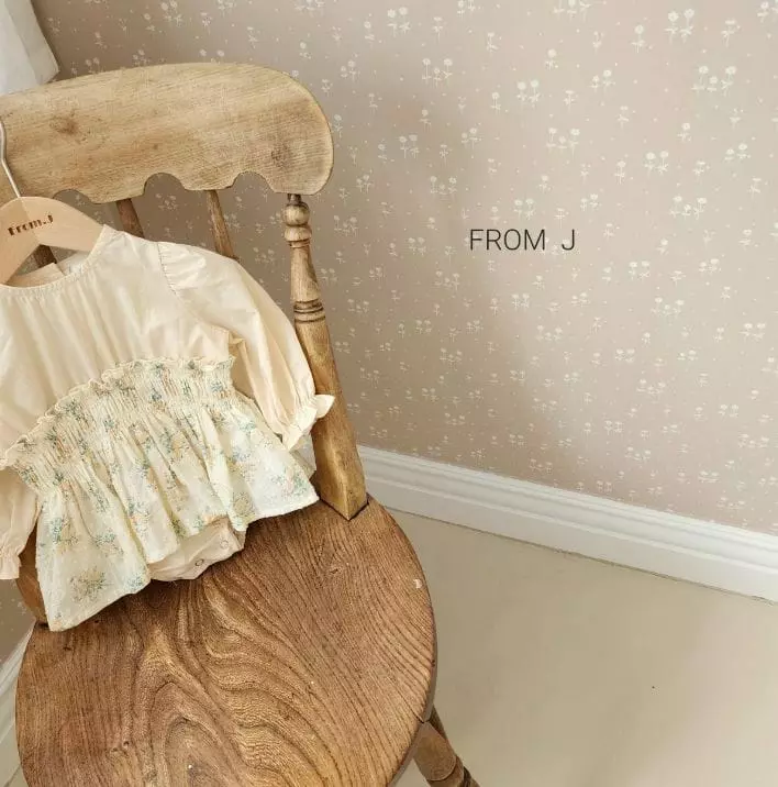 From J - Korean Baby Fashion - #babyclothing - Amily Smocked Bodysuit - 3