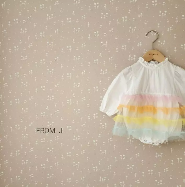 From J - Korean Baby Fashion - #babyfashion - Cancan Dress Bodysuit - 4