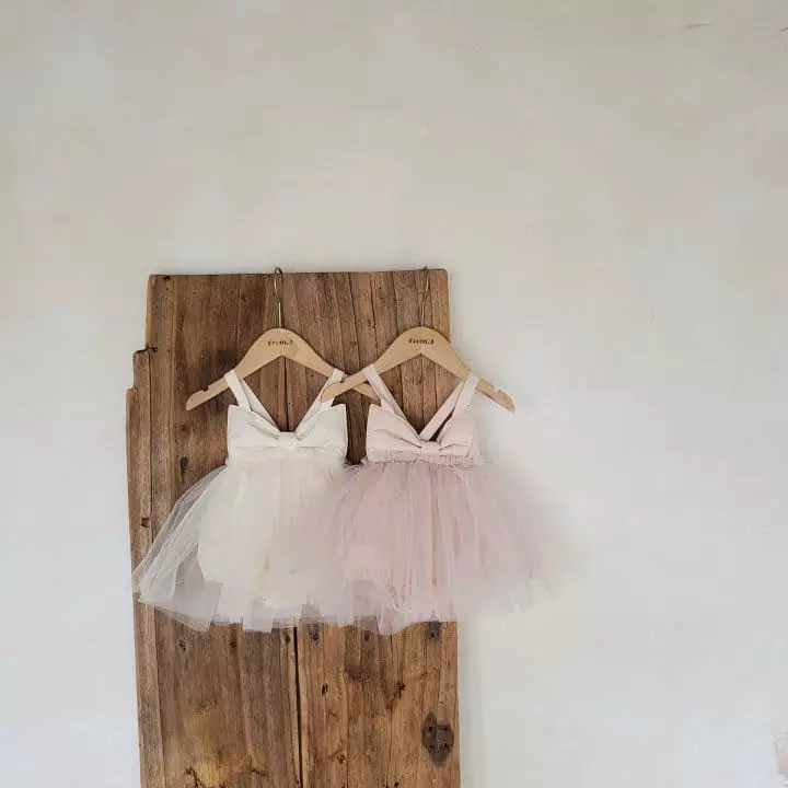 From J - Korean Baby Fashion - #babygirlfashion - Ribbon Shasha Bodysuit - 5