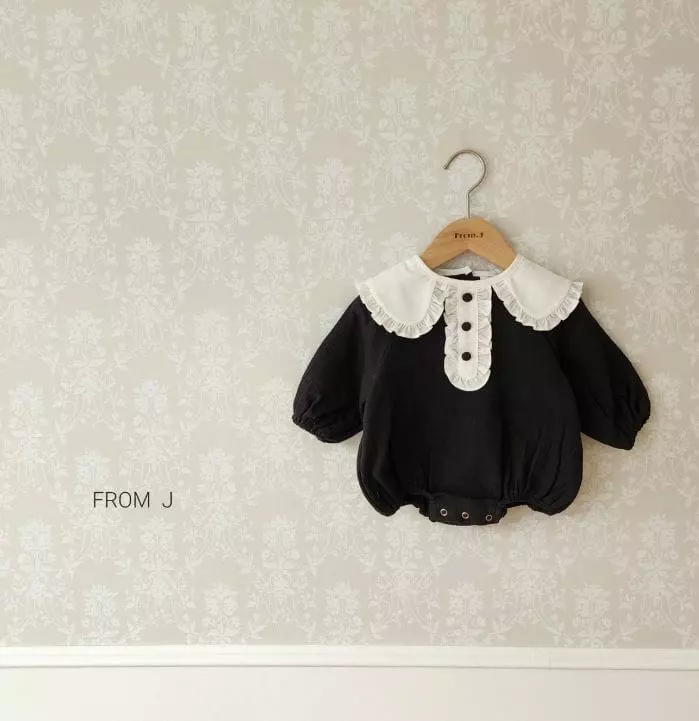 From J - Korean Baby Fashion - #babygirlfashion - Bli Collar Bodysuit - 10