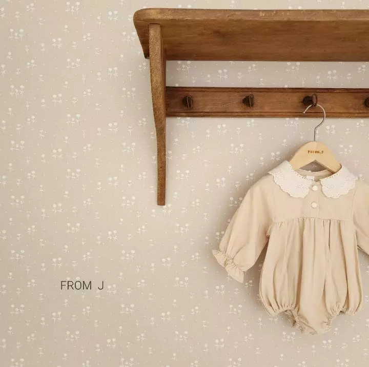 From J - Korean Baby Fashion - #babygirlfashion - Lace Collar Bodysuit - 9