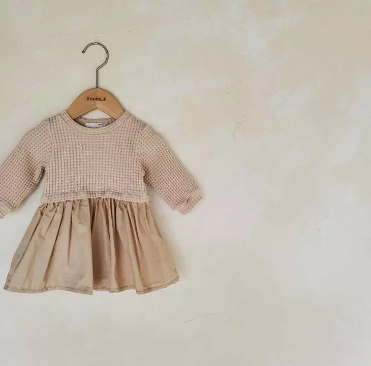 From J - Korean Baby Fashion - #babygirlfashion - Croiffle Bodysuit - 4